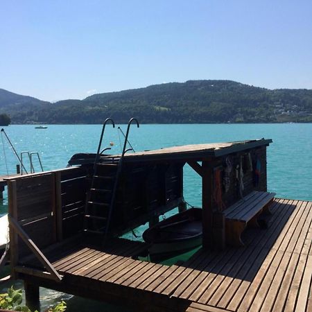 Seehaus Hochauer Direkter Seezugang Woerthersee Apartment Portschach am Worthersee Bagian luar foto