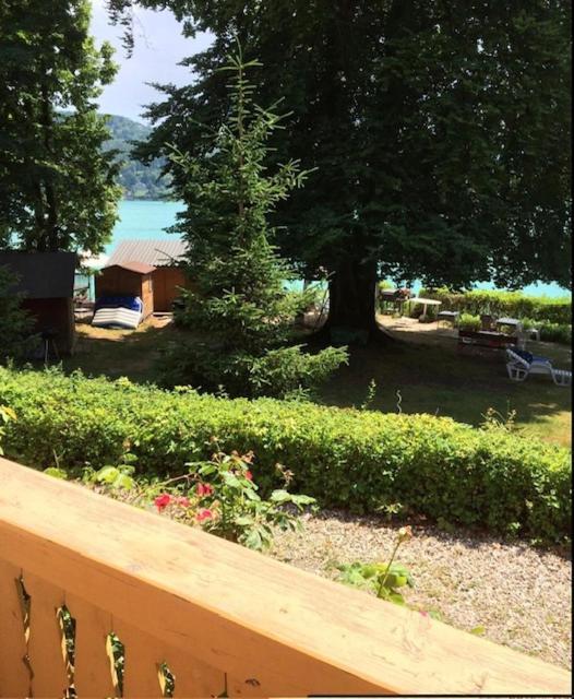 Seehaus Hochauer Direkter Seezugang Woerthersee Apartment Portschach am Worthersee Bagian luar foto